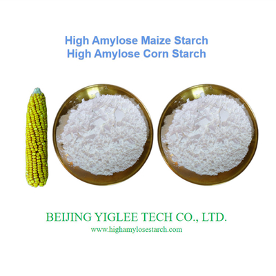 PEKING YIGLEE TECH Wysoka amiloza skrobi kukurydzianej Nie-GMO Powoli trawiona skrobi HAMS RS2 Prebiotyki odporne skrobi