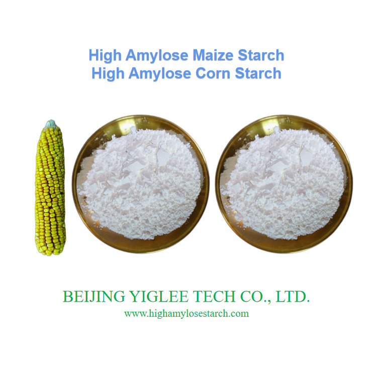 PEKING YIGLEE TECH Wysoka amiloza skrobi kukurydzianej Nie-GMO Powoli trawiona skrobi HAMS RS2 Prebiotyki odporne skrobi